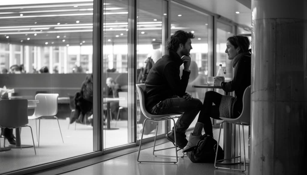 Echange entre collaborateurs