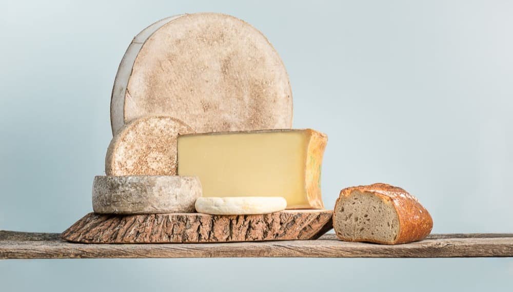 Plateau de fromages.