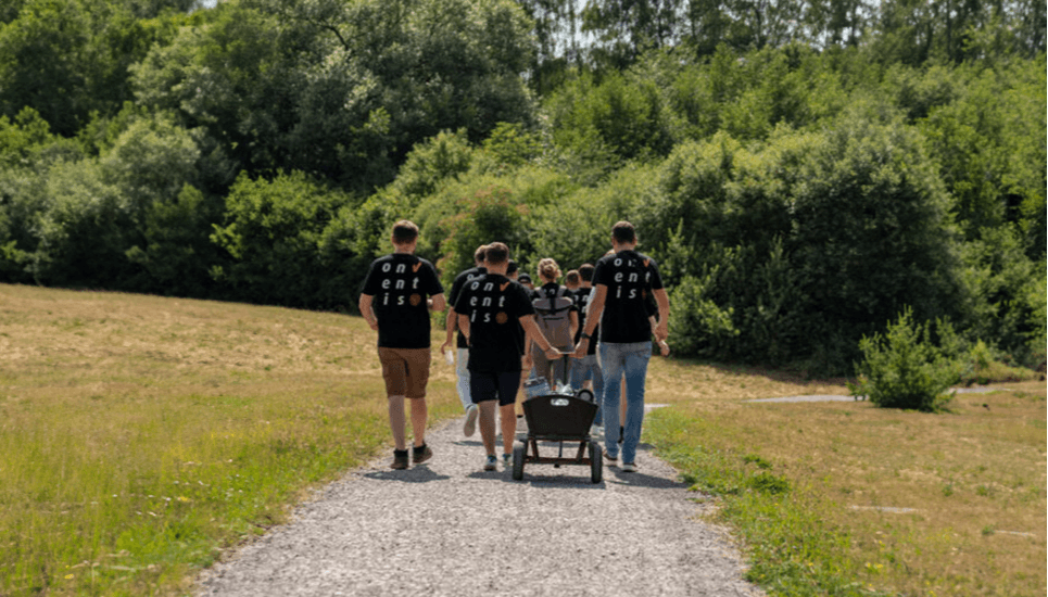Unsere Wanderung zur Sommerfest-Location!