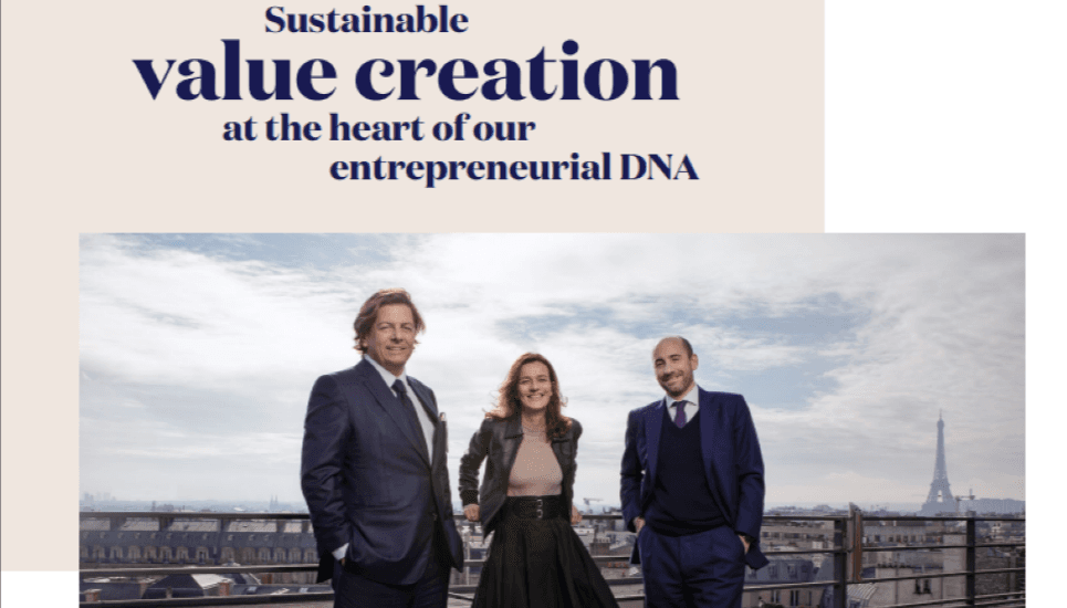 We believe in our ESG-by-design approach.