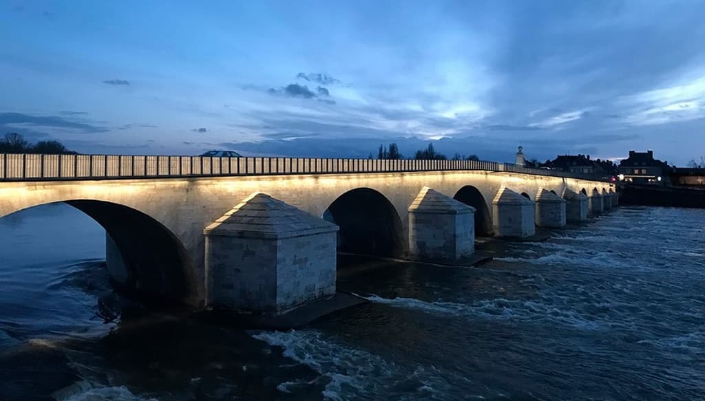 Pont de la Charité sur Loire, chantier Deluermoz