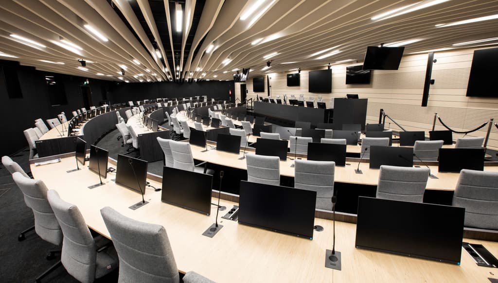 A meeting room at the Conference Centre