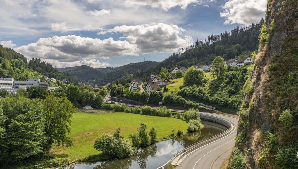 Unser Ausblick auf Schiltach - mitten im wunderschönen Schwarzwald!