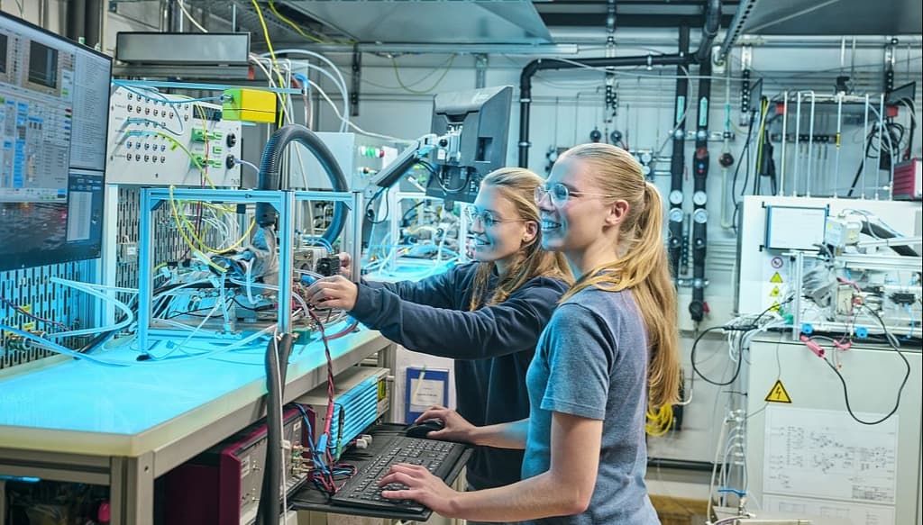 Brennstoffzellenlabor Fraunhofer ISE