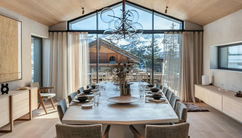 Chalet de caractère à Courchevel pour les vacances au ski