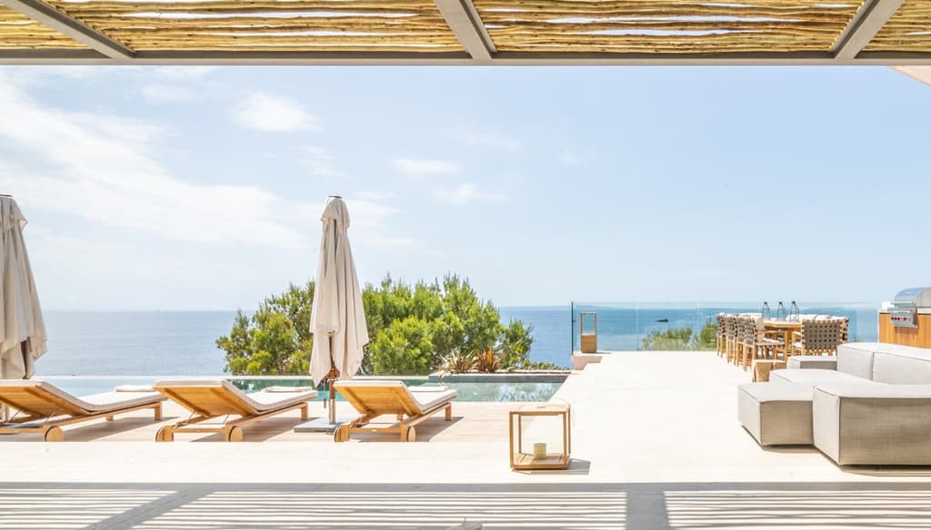 Villa de luxe à Ibiza avec vue mer
