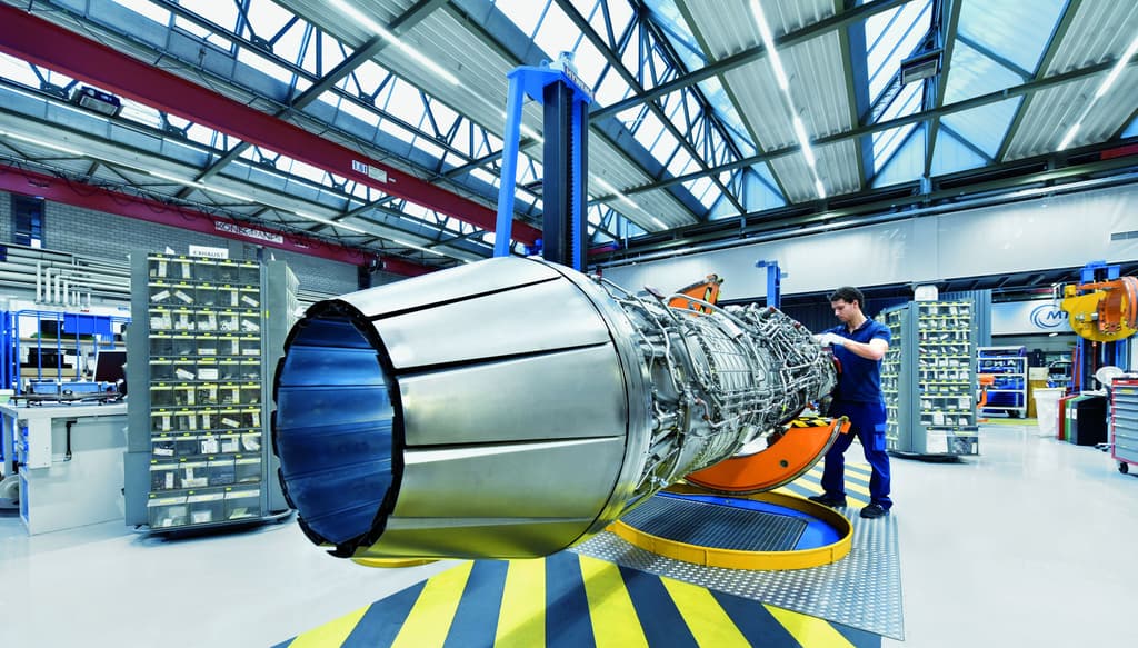 Triebwerke der Spitzentechnik, hier das EJ200.