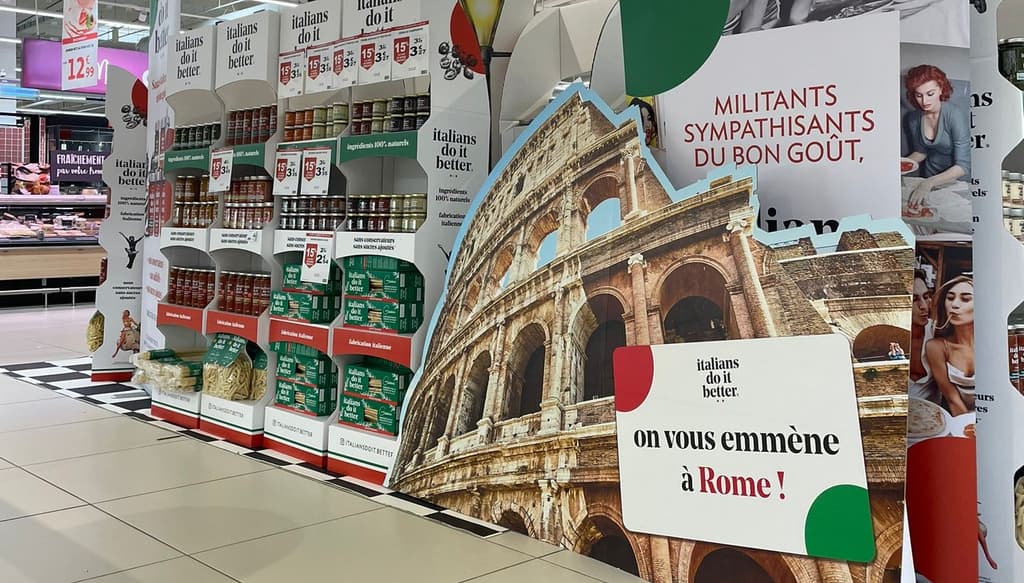 La dolce vita dans les rayons des magasins