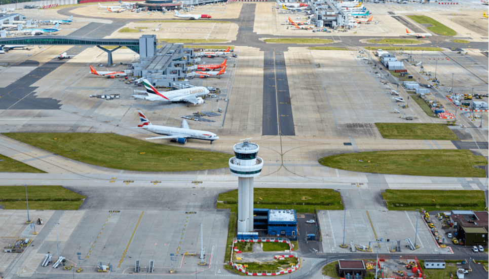 Aéroport de Londres Gatwick, Royaume-Uni, membre du réseau VINCI Airports depuis 2019.