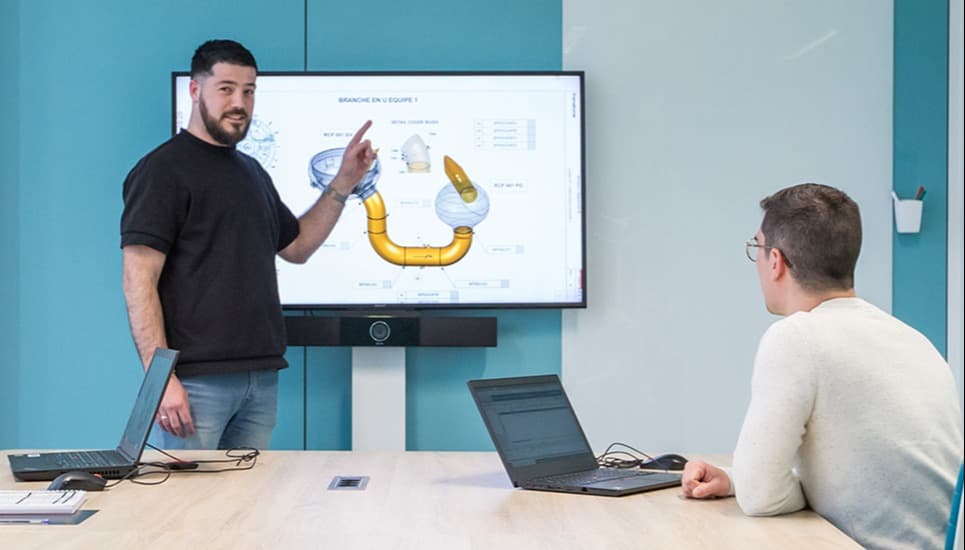 Explications autour d'une pièce modélisée en 3D