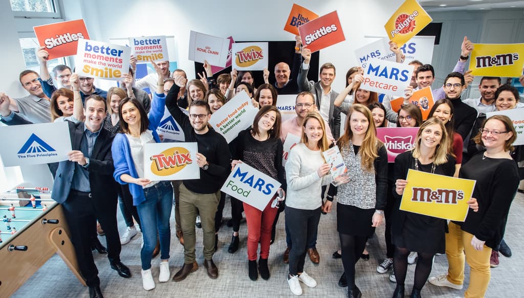 En 2020, Mars est reconnue 1ème Great Place to Work en France! Se classant ainsi dans le top 3 pour la 7ème année consécutive