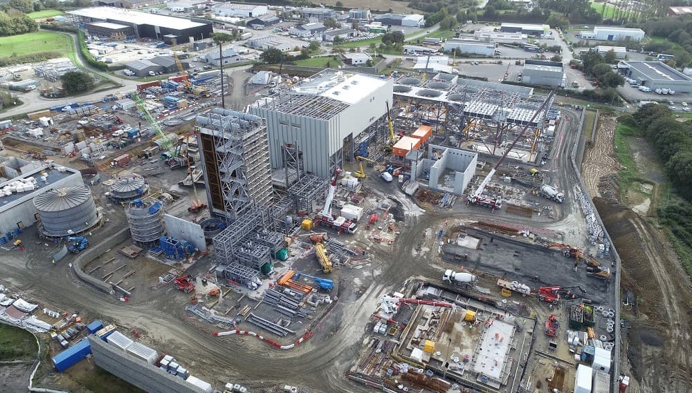 Centrale thermique cycle combiné gaz (Landivisiau).