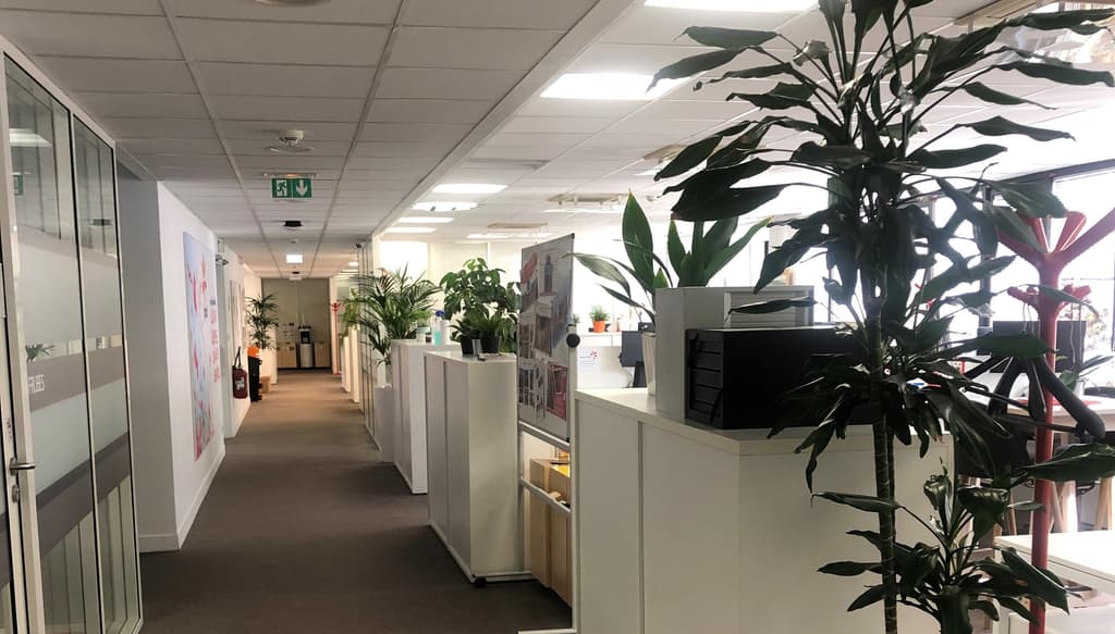 Siège : un open space