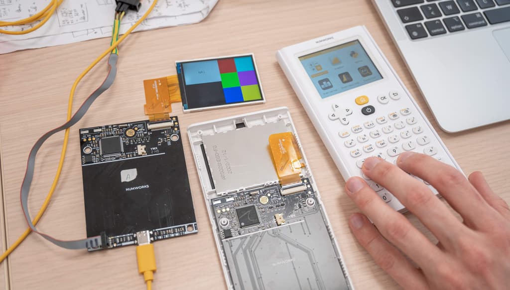 La calculatrice NumWorks ouverte !