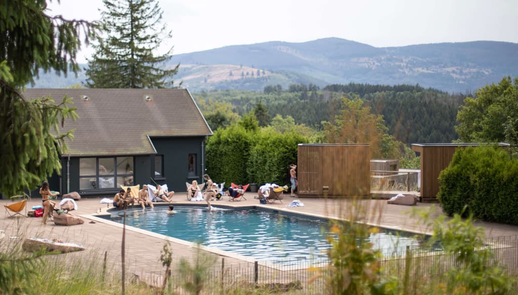 Pause fraîcheur avec une belle vue, au village Nutchel Alsace 💦