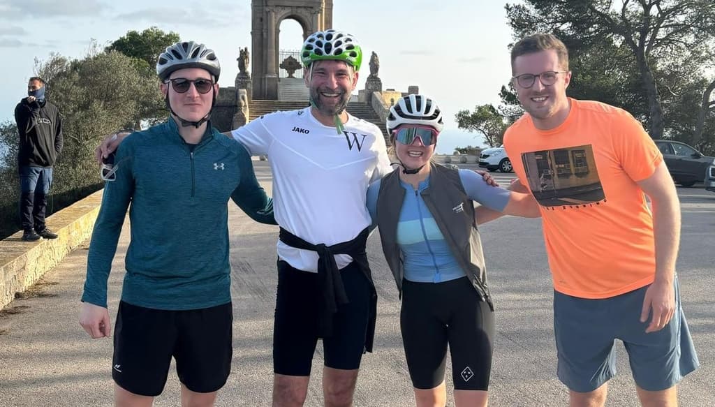 Gemeinsam unterwegs – ob auf dem Rad, beim Joggen…