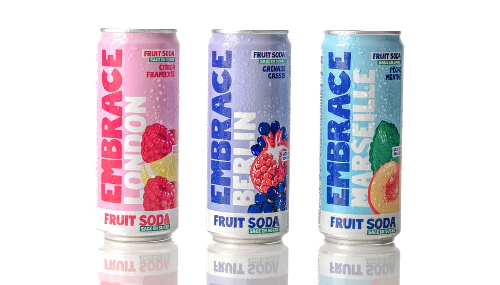 Nos fruit sodas sages en sucre 🍑