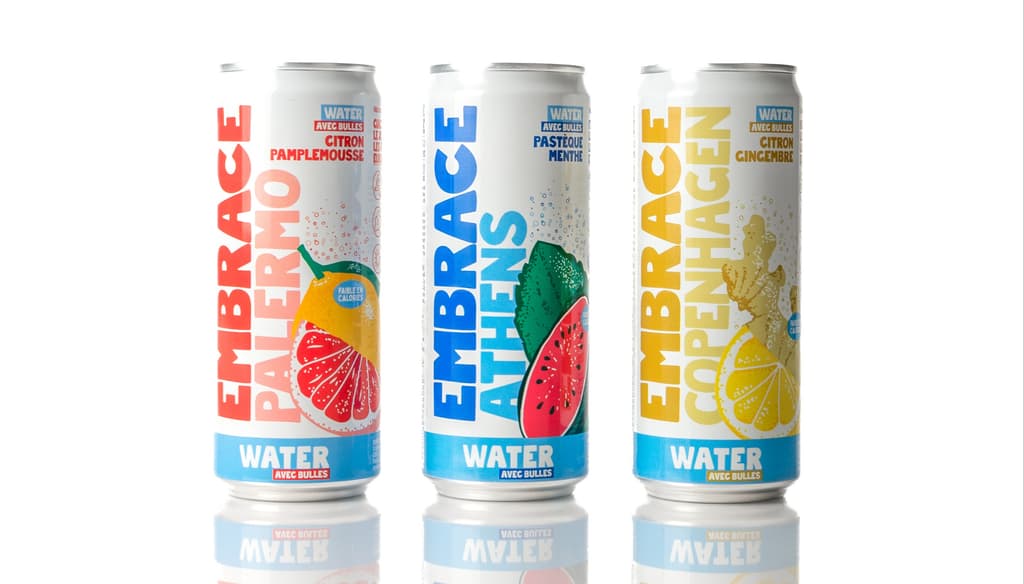 Nos eaux pétillantes aux zestes de fruits 🍉