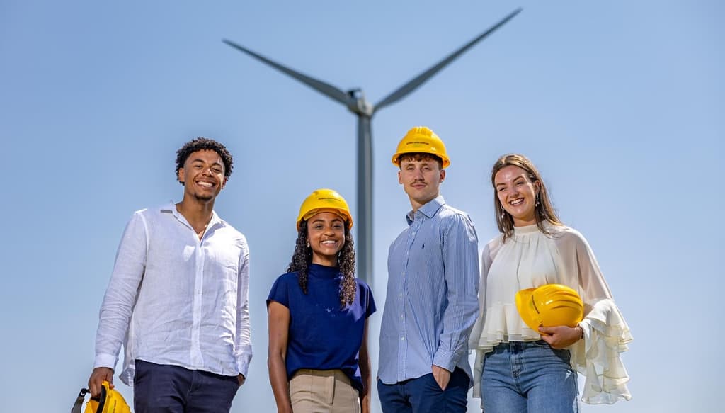 Groepsfoto energietrainees