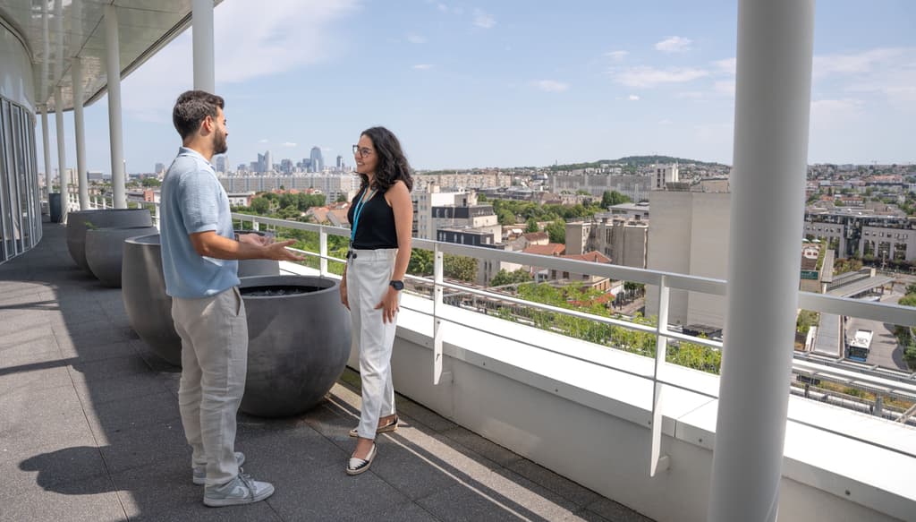 Pause sur la terrasse