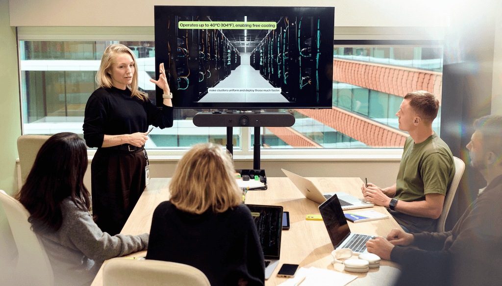 Meeting in the office, Nebius