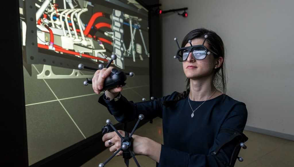 Revue de soute à l'Immersive Reality Center