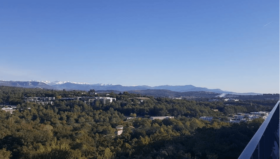 Vue depuis notre terrasse !