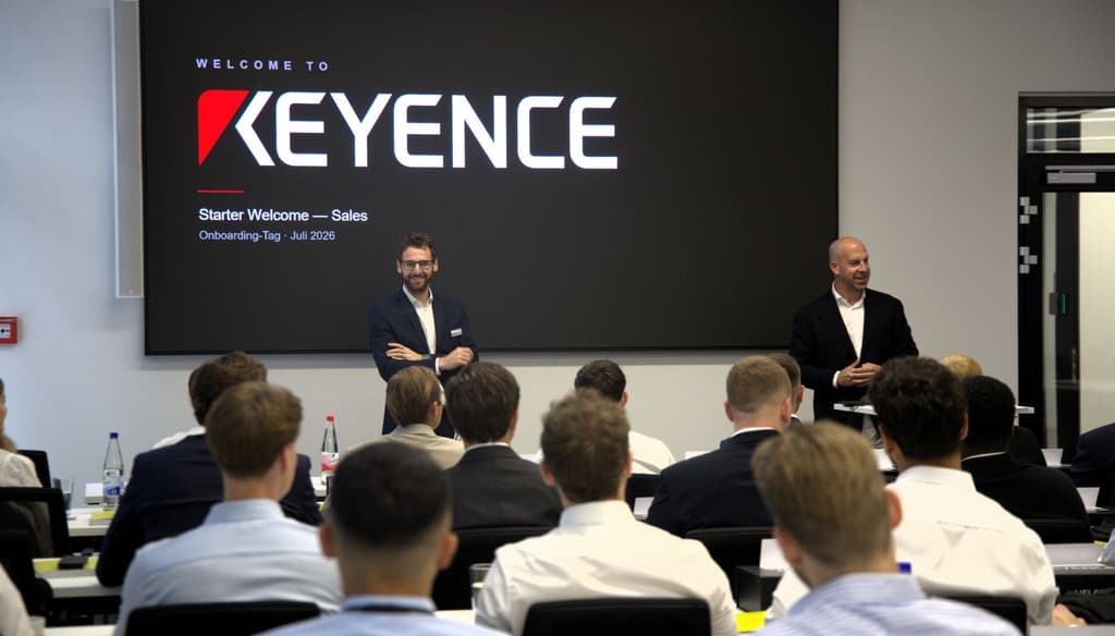 1. Tag bei KEYENCE