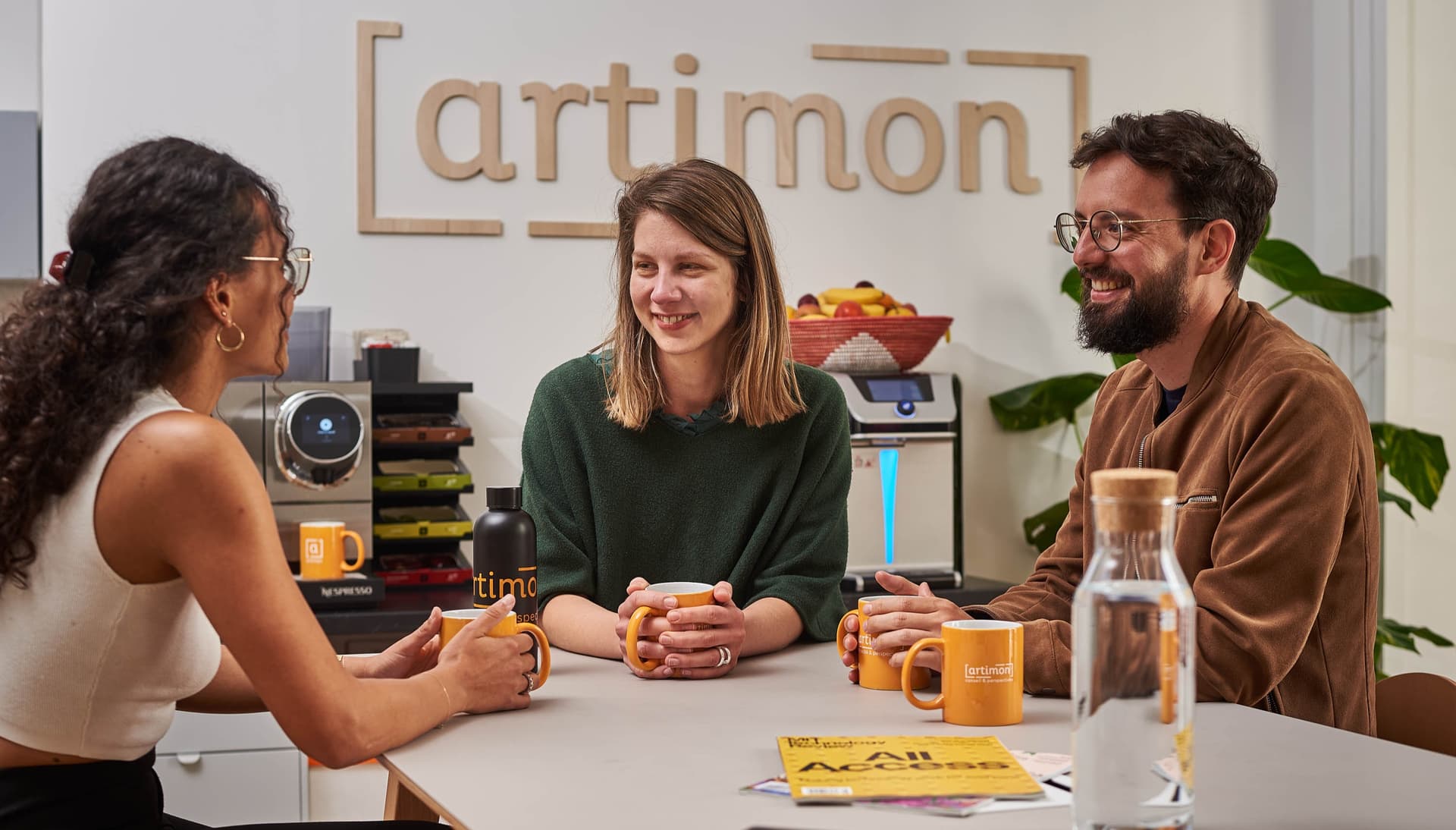 L'espace de convivialité au sein de notre cabinet.