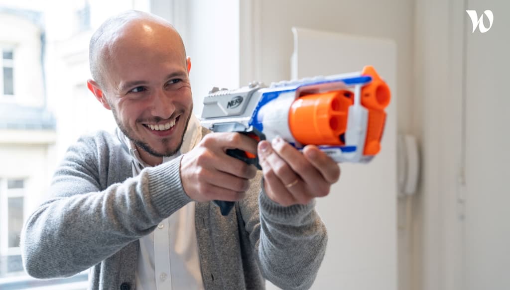 Rien de tel qu'une battle de nerf dans l'open space pour relâcher la pression ;)