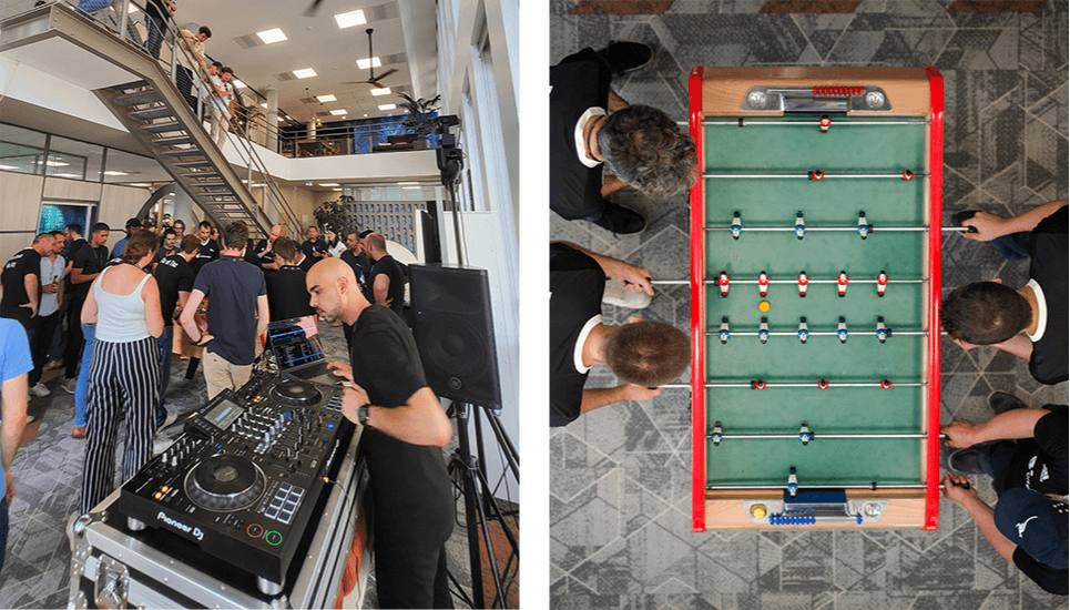 Orange Cyberdefense a lancé son tournoi de babyfoot ! Rien de mieux pour animer nos locaux et créer du lien entre collègues !