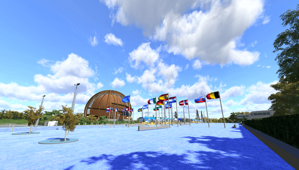 The Esplanade des Particules.