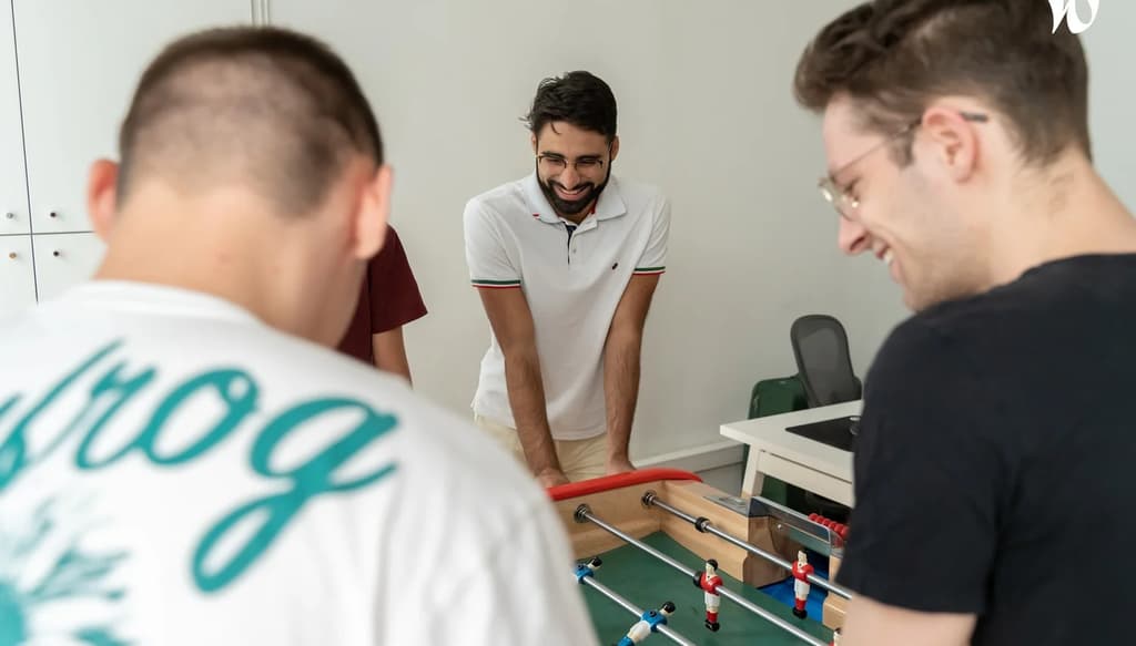 Galadrim compte de nombreux adeptes du babyfoot !