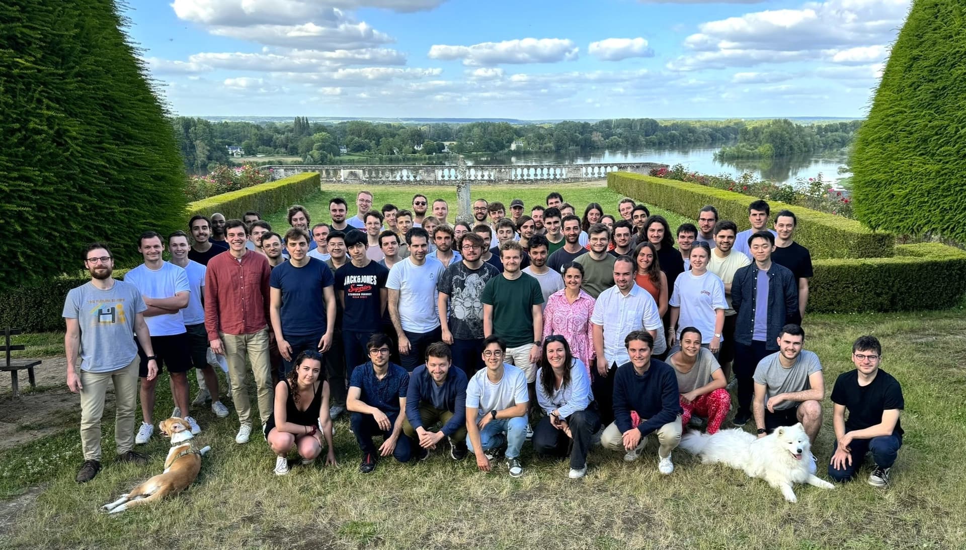 L'équipe Galadrim en voyage au Château de Candes