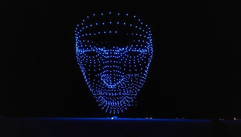 Drone light show