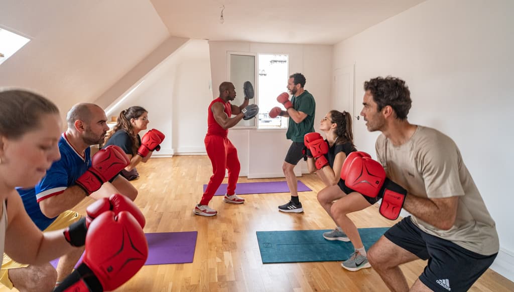 Les cours de boxe du mardi midi