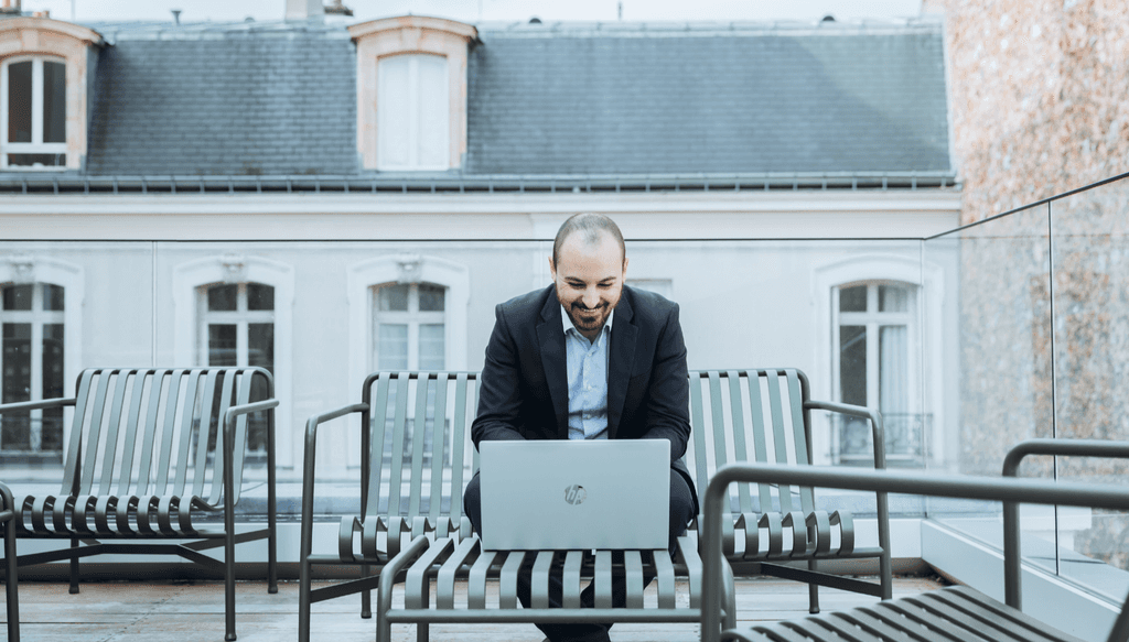 Travail sur la terrasse