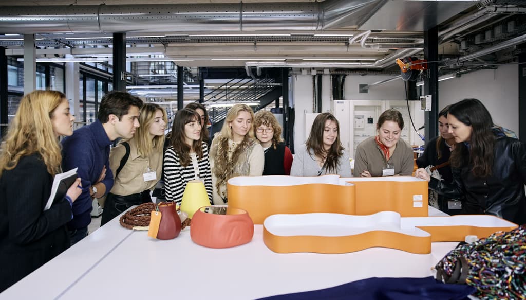 Journée d'immersion des étudiants de Camondo dans notre atelier petit h