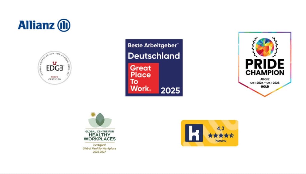 Let's care for tomorrow. Sei du selbst. Vielfalt inspiriert. Die Allianz fördert eine Kultur der Vielfalt und gegenseitigen Wertschätzung.