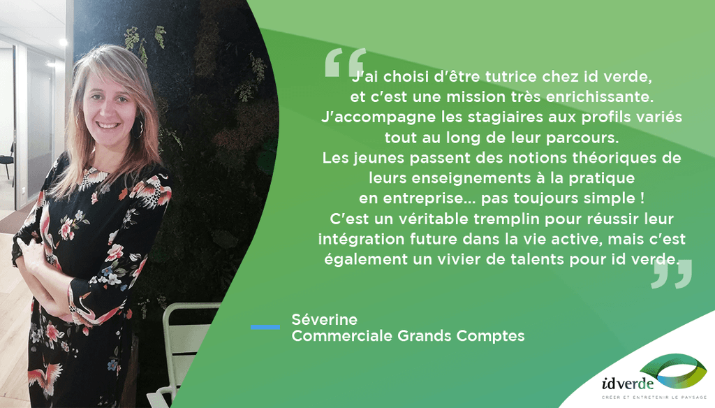 Sevrine explique le rôle de tutrice chez id verde.