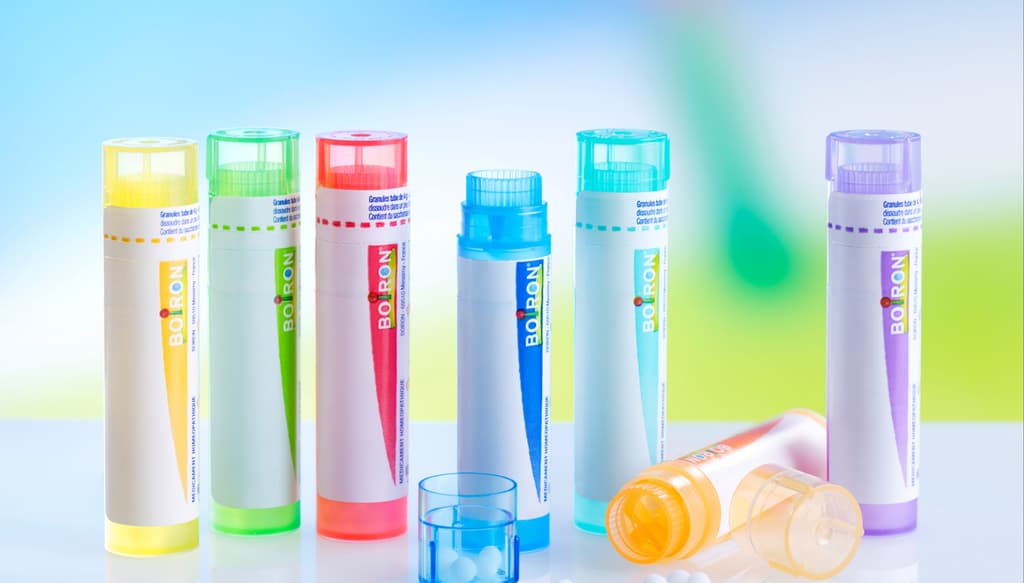 Tubes de granules.