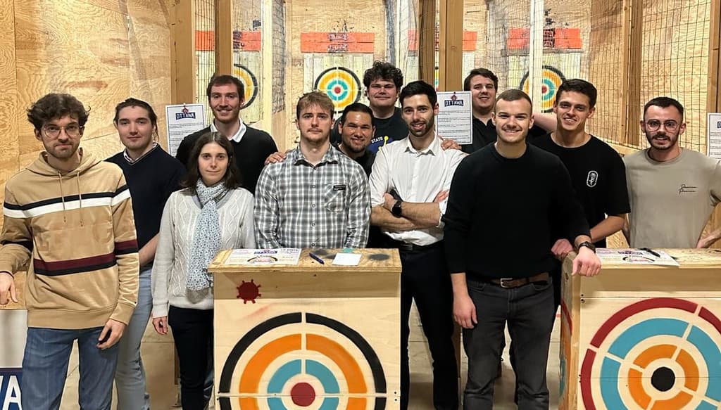 Activité lancer de hache pour NGen Ouest