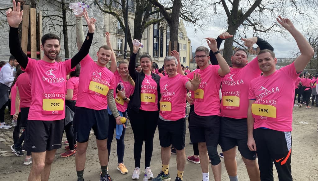 Participation à la course solidaire Odyssea à Nantes - 2024