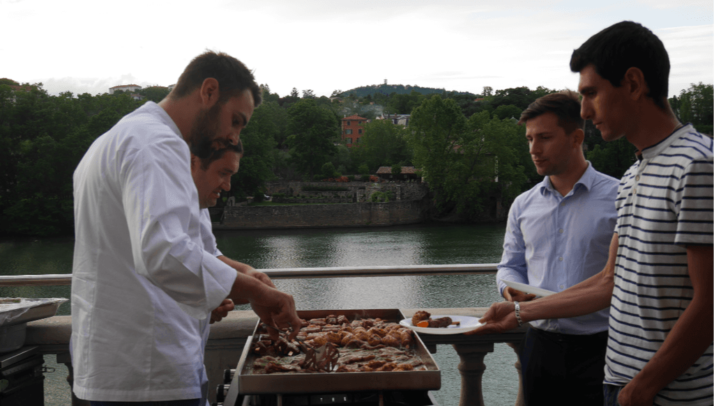 Soirée barbecue sur les bords de Saône en juin 2019
