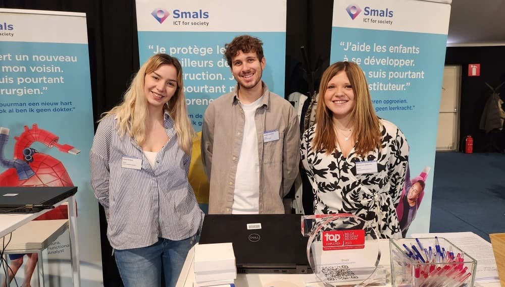 Meet Smals at job fairs organized bij Belgian schools and universities!