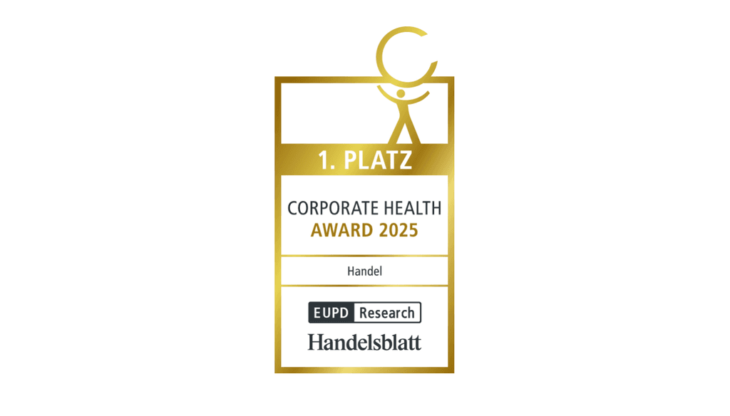 1. Platz Corporate Health Award 2025 - Handel