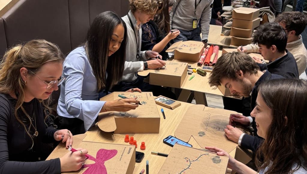 Our Shoebox initiative aims to help homeless and underprivileged communities across Belgium. One of our many impactful initiatives! 🫶