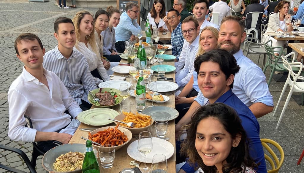 Summer social with the Moody's interns in Frankfurt