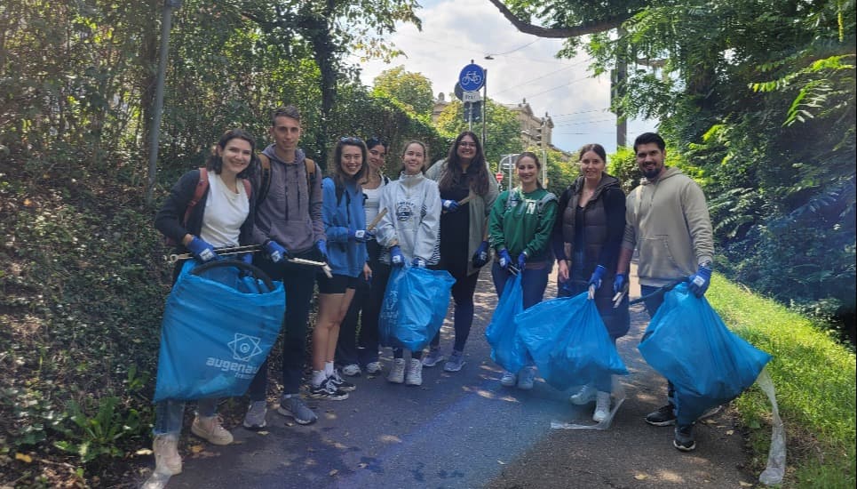 Social Day, Müllsammelaktion mit der ASF Freiburg