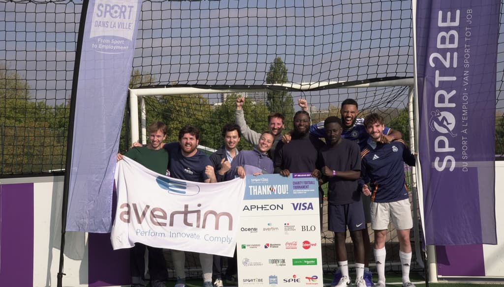 Avertim and Tapio teamed up for an inter-company football tournament alongside Sport dans la ville and Sport2Be.